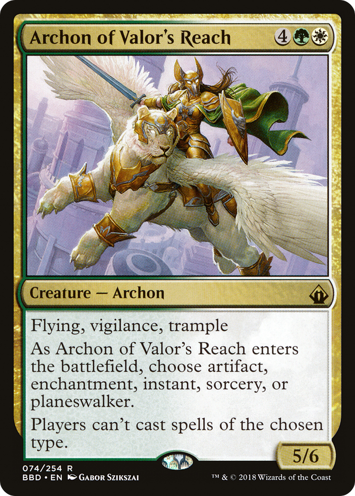 Archon of Valor's Reach [Battlebond]