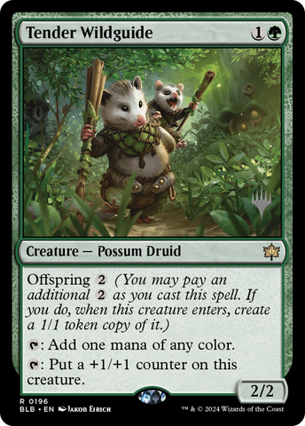 Tender Wildguide (Promo Pack) [Bloomburrow Promos]