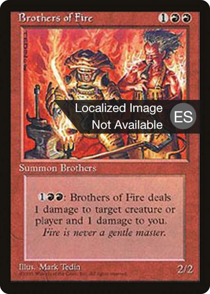 Brothers of Fire [Fourth Edition (Foreign Black Border)]