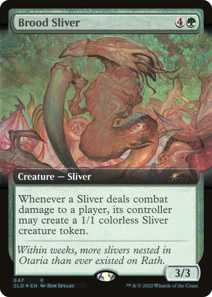Brood Sliver (Extended Art) [Secret Lair Drop Promos]