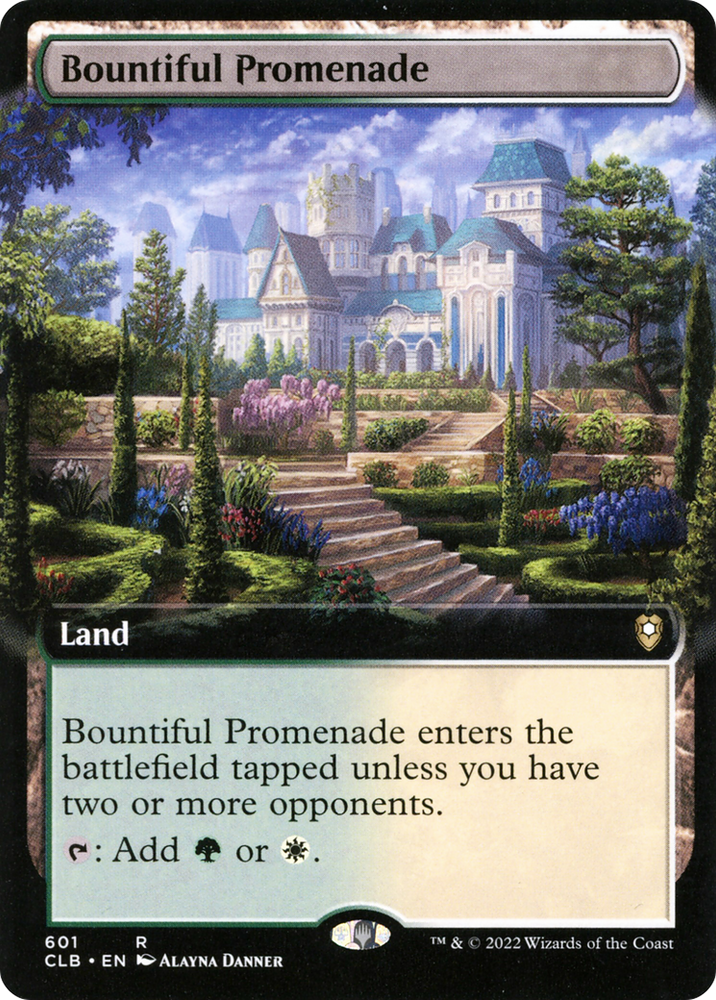 Bountiful Promenade (Extended Art) [Commander Legends: Battle for Baldur's Gate]