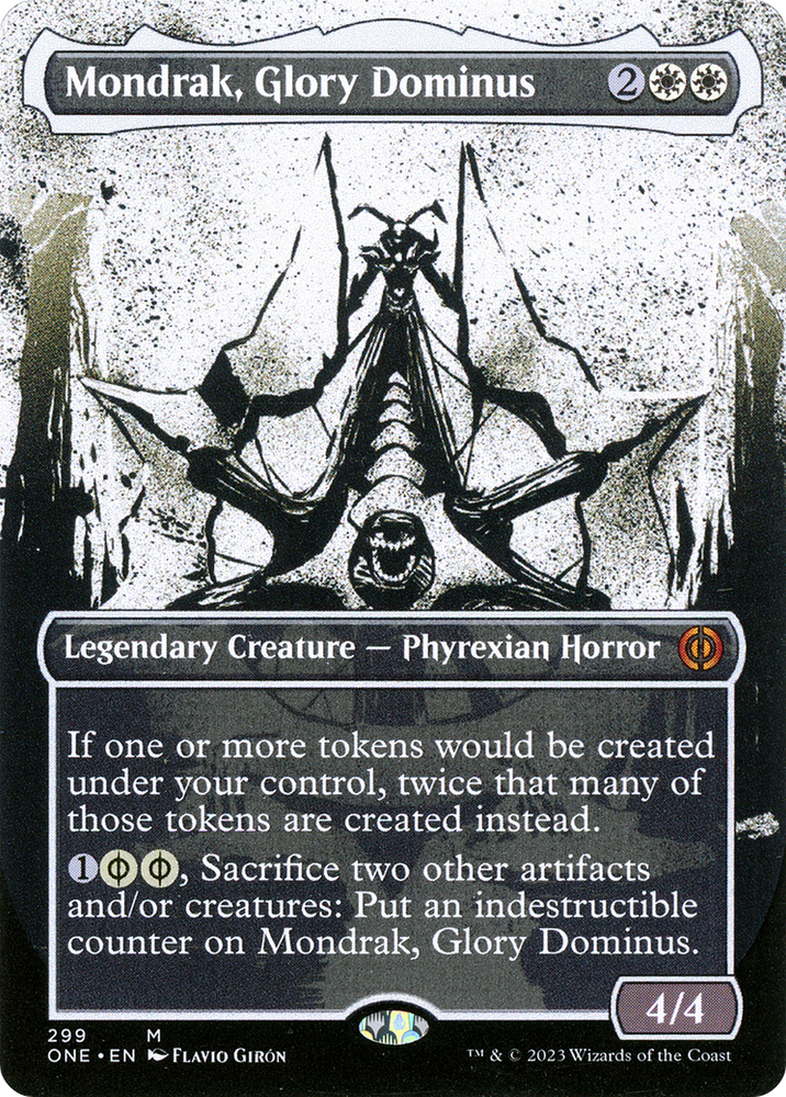 Mondrak, Glory Dominus (Borderless Ichor) [Phyrexia: All Will Be One]