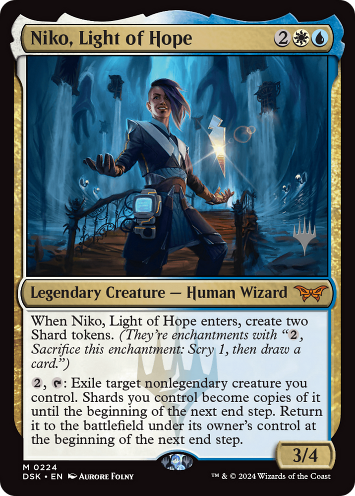Niko, Light of Hope (Promo Pack) [Duskmourn: House of Horror Promos]
