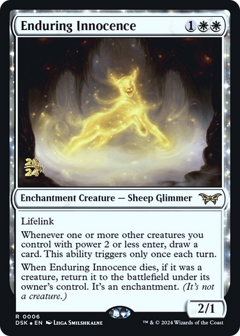 Enduring Innocence [Duskmourn: House of Horror Prerelease Promos]