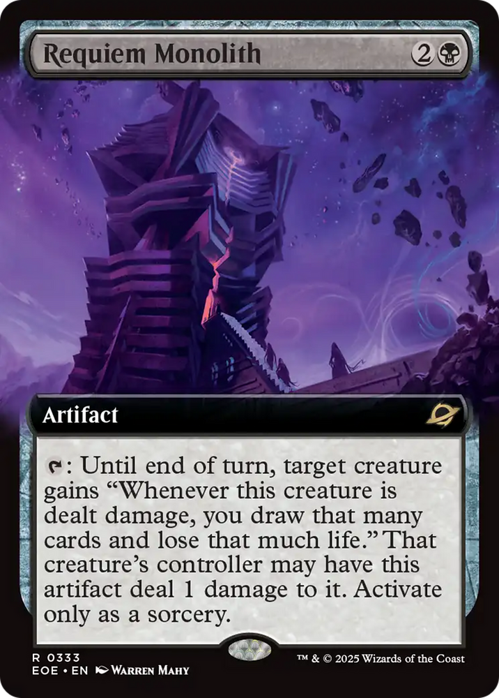 Requiem Monolith (Extended Art) [Edge of Eternities]