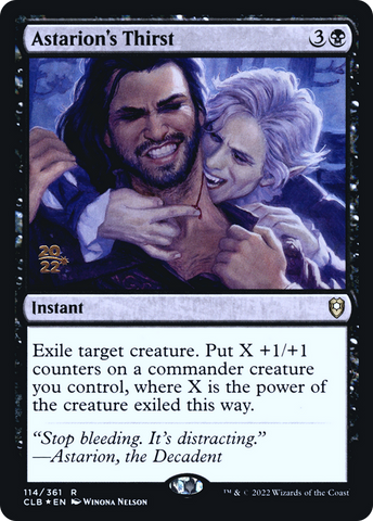 Astarion's Thirst [Commander Legends: Battle for Baldur's Gate Prerelease Promos]