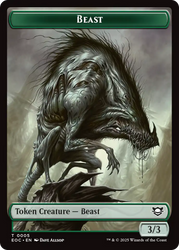 Insect // Beast (0005) Double-Sided Token [Edge of Eternities Commander Tokens]