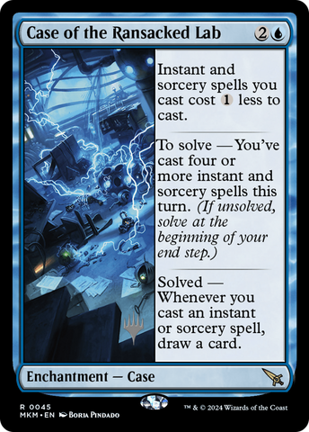Case of the Ransacked Lab (Promo Pack) [Murders at Karlov Manor Promos]