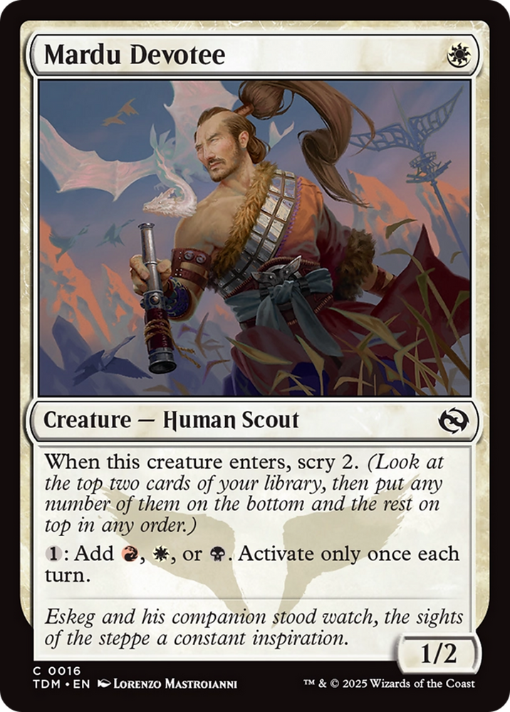Mardu Devotee [Tarkir: Dragonstorm]