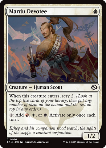 Mardu Devotee [Tarkir: Dragonstorm]