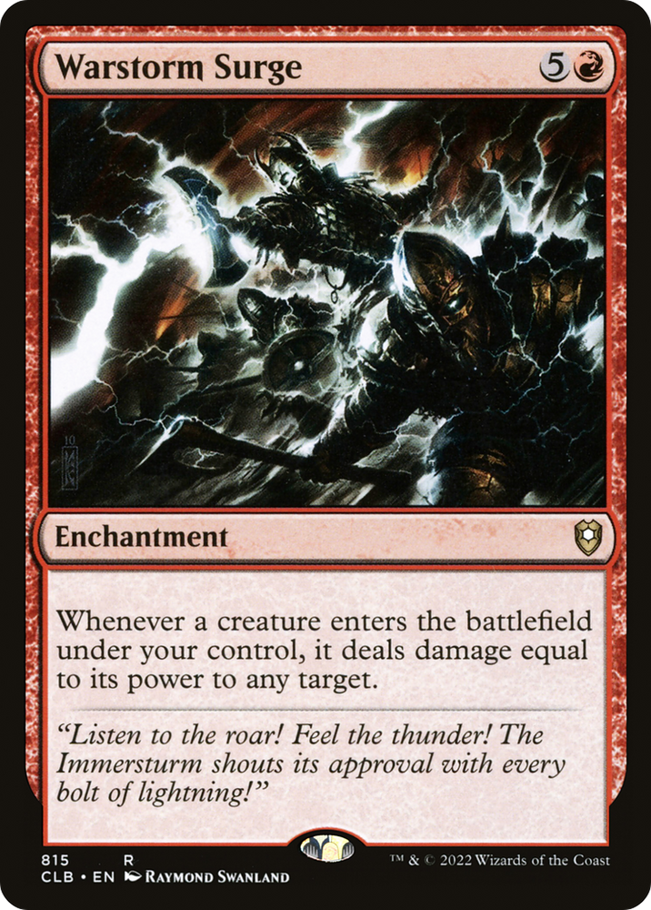Warstorm Surge [Commander Legends: Battle for Baldur's Gate]
