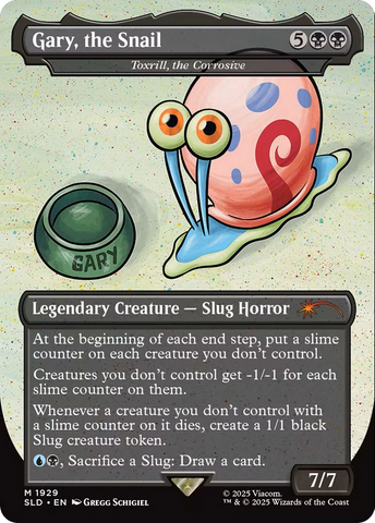 Gary, the Snail - Toxrill, the Corrosive [Secret Lair Drop Series]