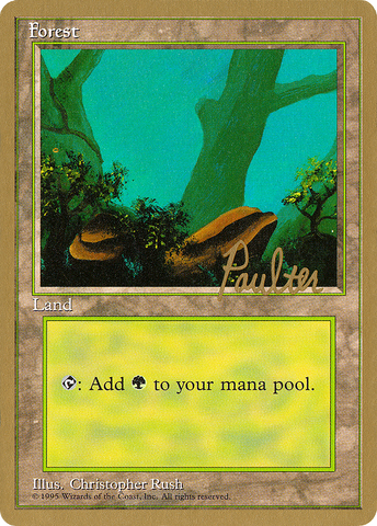 Forest (pp377) (Preston Poulter) [Pro Tour Collector Set]