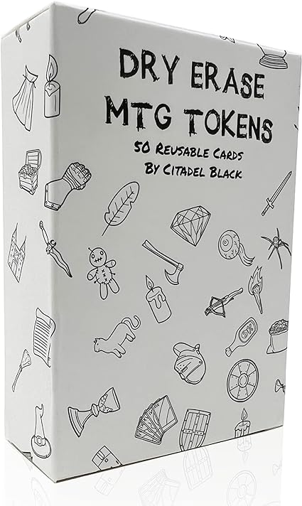 Dry Erase MTG Tokens