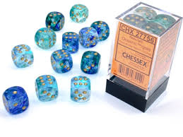 Nebula 16mm d6 Dice Block (12 Dice)