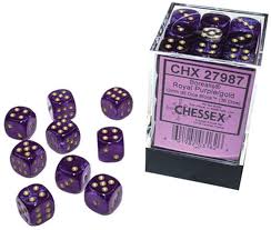 Borealis 12mm d6 Dice Block (36 Dice)