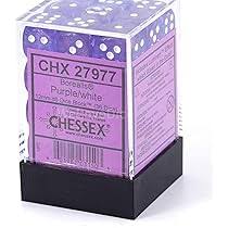 Borealis 12mm d6 Dice Block (36 Dice)