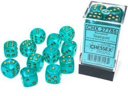 Borealis 16mm d6 Dice Block (12 Dice)