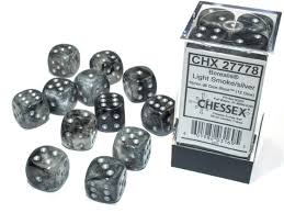 Borealis 16mm d6 Dice Block (12 Dice)
