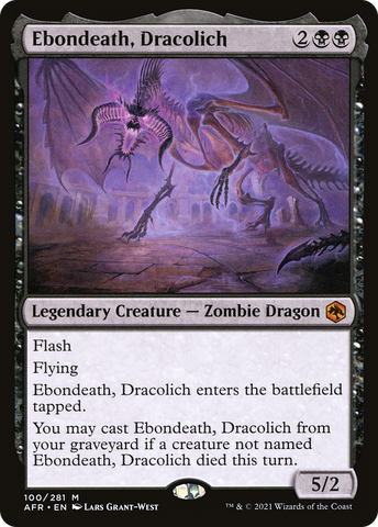 Ebondeath, Dracolich [Dungeons & Dragons: Adventures in the Forgotten Realms]