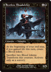 Restless Bloodseeker // Bloodsoaked Reveler (Retro Frame) [Innistrad Remastered]