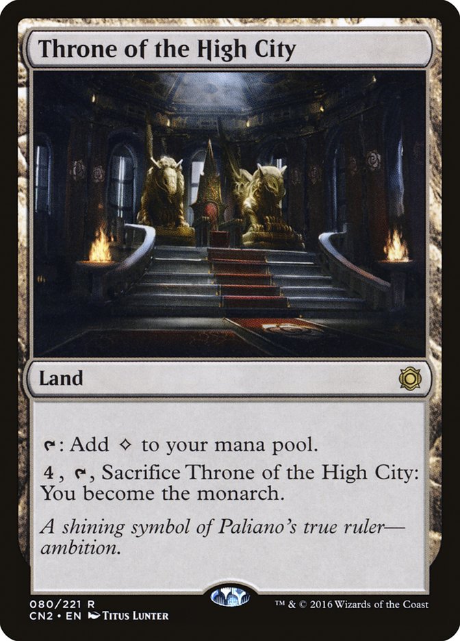 mtg conspiracy take the crown cards Throne of the High City [Conspiracy: Take the Crown]