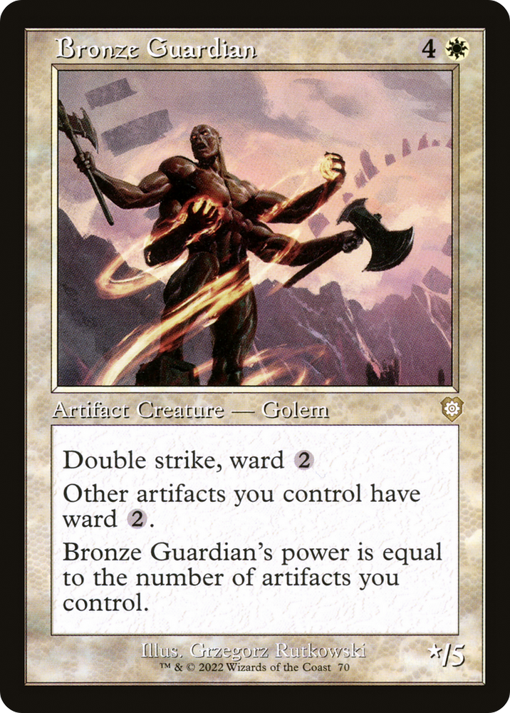 Bronze Guardian (Retro) [The Brothers' War Commander]
