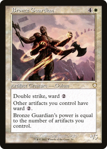 Bronze Guardian (Retro) [The Brothers' War Commander]