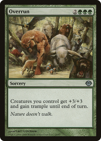 Overrun [Duel Decks: Garruk vs. Liliana]