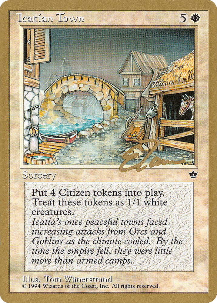 Icatian Town (Eric Tam) [Pro Tour Collector Set]