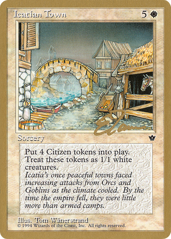 Icatian Town (Eric Tam) [Pro Tour Collector Set]
