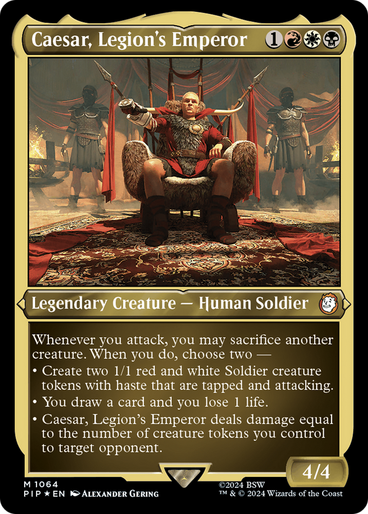 Caesar, Legion's Emperor (Display Commander) [Fallout]