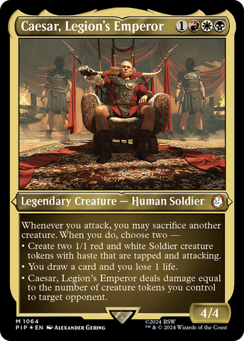 Caesar, Legion's Emperor (Display Commander) [Fallout]