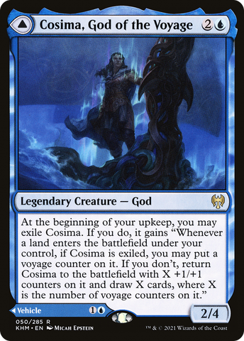 Cosima, God of the Voyage // The Omenkeel [Kaldheim]