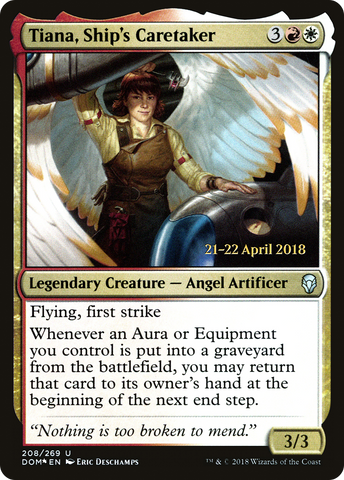 Tiana, Ship's Caretaker [Dominaria Prerelease Promos]