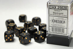 Opaque 16mm d6 Dice Block (12 Dice)