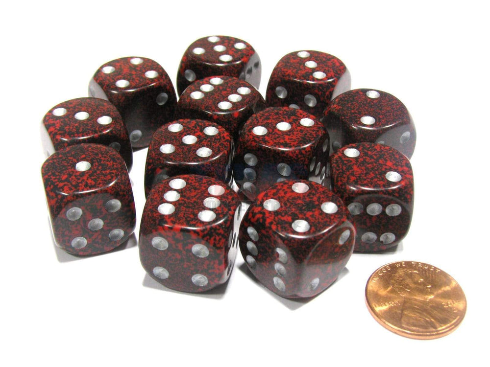 Speckled 16mm d6 Dice Block (12 Dice)