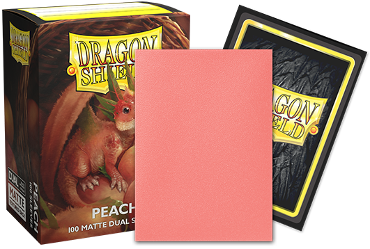Dragon Shield - Dual Matte - Peach 100 ct.