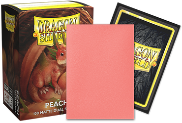 Dragon Shield - Dual Matte - Peach 100 ct.