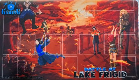 October Battle at Lake Frigid Playmat