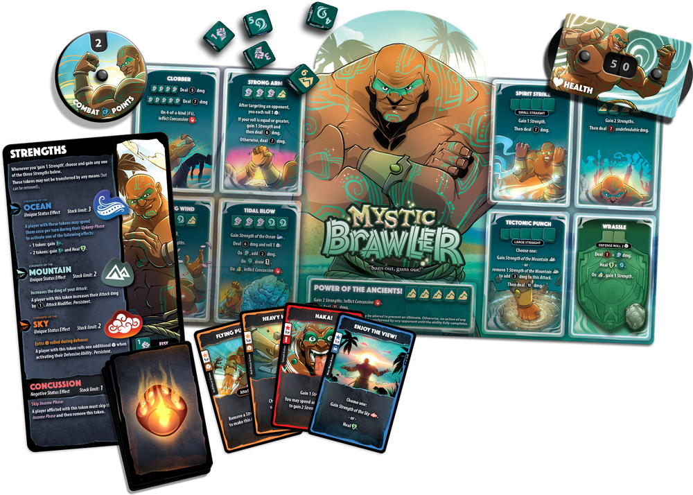 Dice Throne Hero Pack - Mystic Brawler