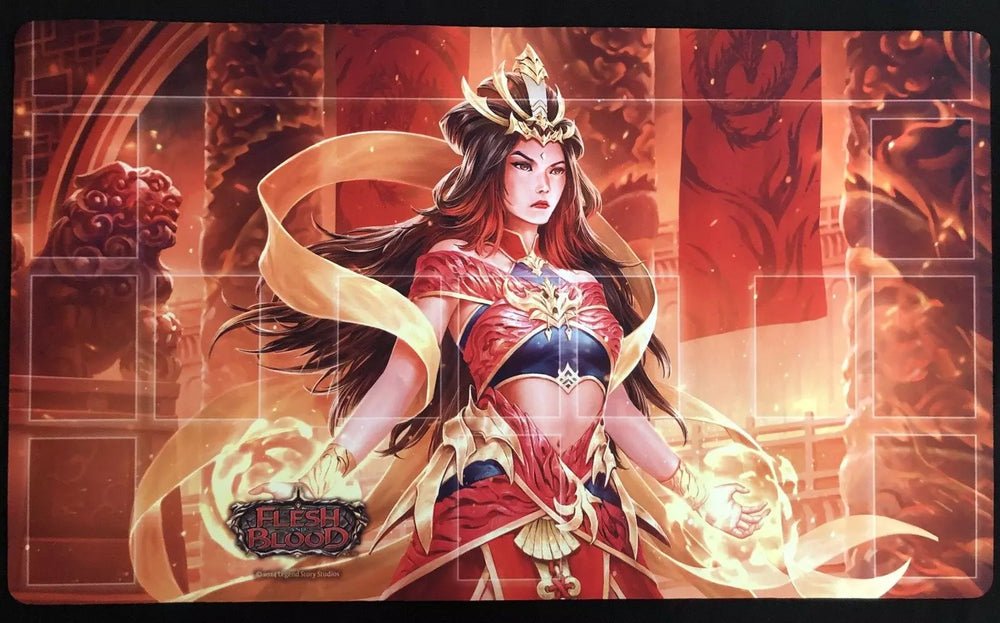 Flesh and Blood Convention Exclusive Blaze Playmat