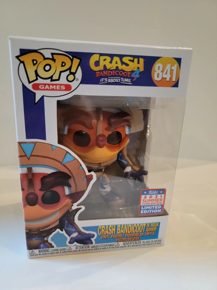 Funko Pop SDCC 2021: Crash Bandicoot in Mask Armor #841