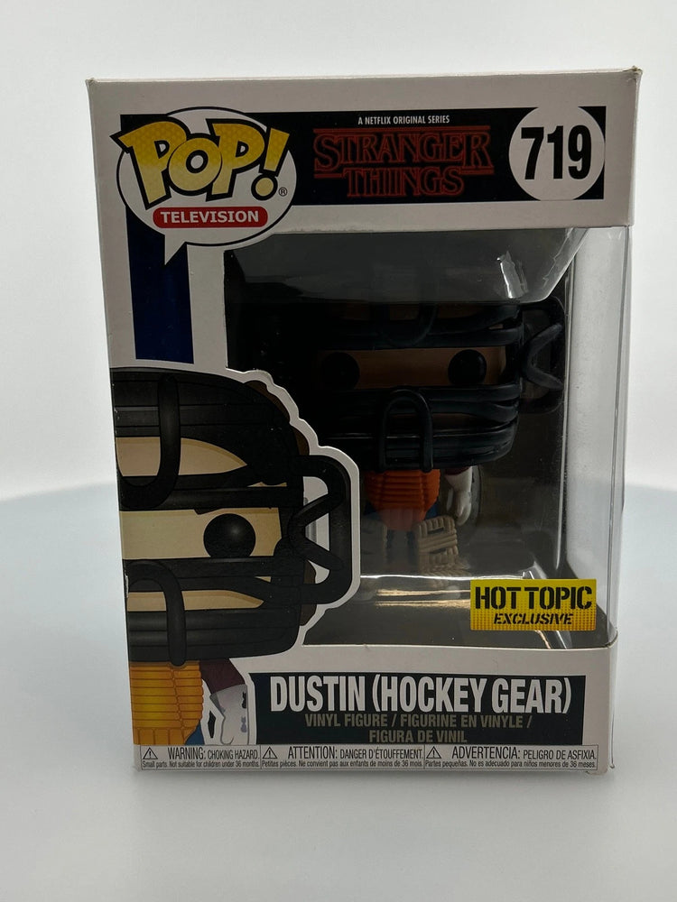 Funko POP! Dustin with hockey gear #719