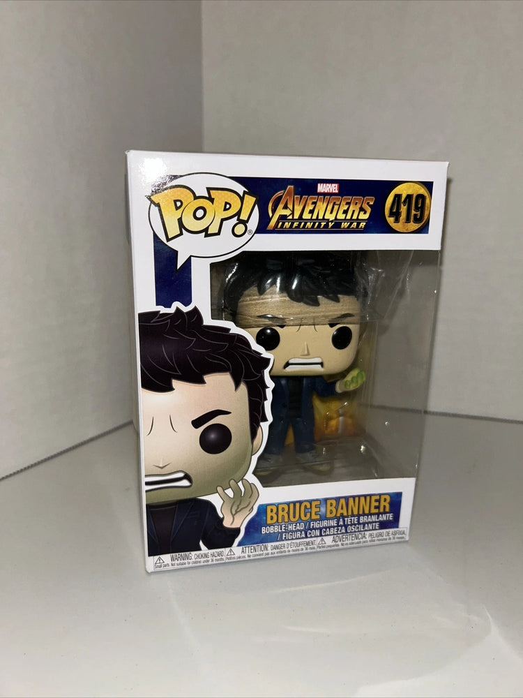 Funko POP #419 Marvel Avengers Infinity War Bruce Banner Hulk Head Figure