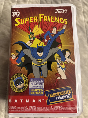 Funko Blockbuster REWIND: DC Super Friends Batman Common 2023 Summer Convention