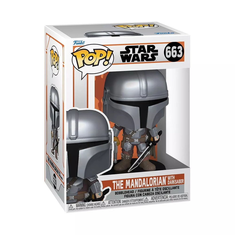 Funko POP! Star Wars - 663 - The Mandalorian With Darksaber