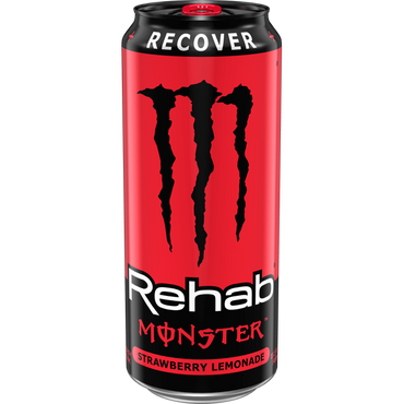 Monster Rehab Energy Drink Strawberry Lemonade 15.5 oz