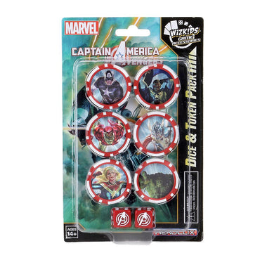 Marvel HeroClix: Captain America and the Avengers Dice & Token Pack