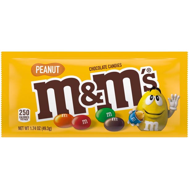 M&M'S Peanut Chocolate Candy 1.74 oz